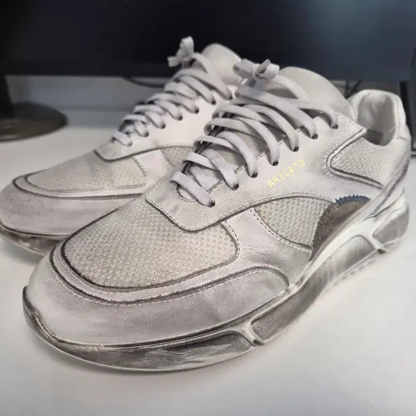 [BUNJANG] Axel Arigato Genesis Dirty Washing Sneakers EU 41 (US 8) / 악셀 아리가토 제네시스 41사이즈 더티워싱 265정도 AXEL ARIGA