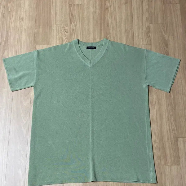 [BUNJANG] Studio B V-Neck Short Sleeve Knit Top / 스튜디오B 브이넥 반팔 니트