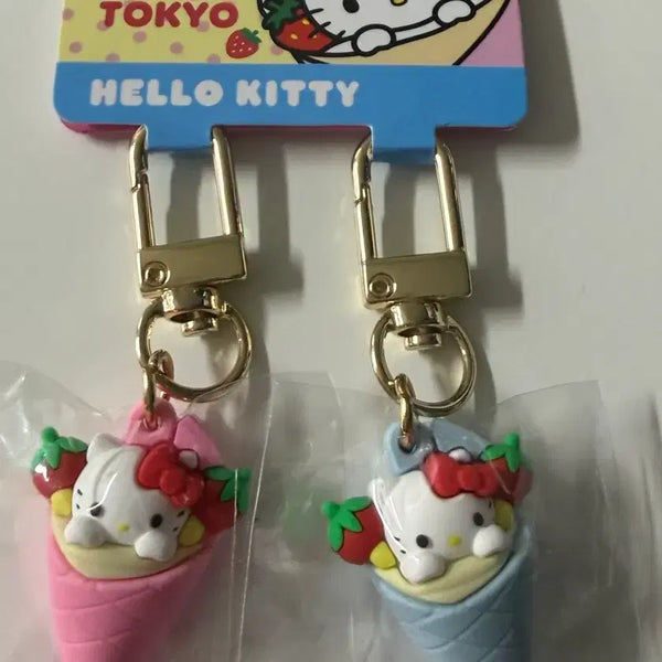 [BUNJANG] Tokyo Limited Parfait Kitty Charm / 도쿄 한정 파르페 키티 키링