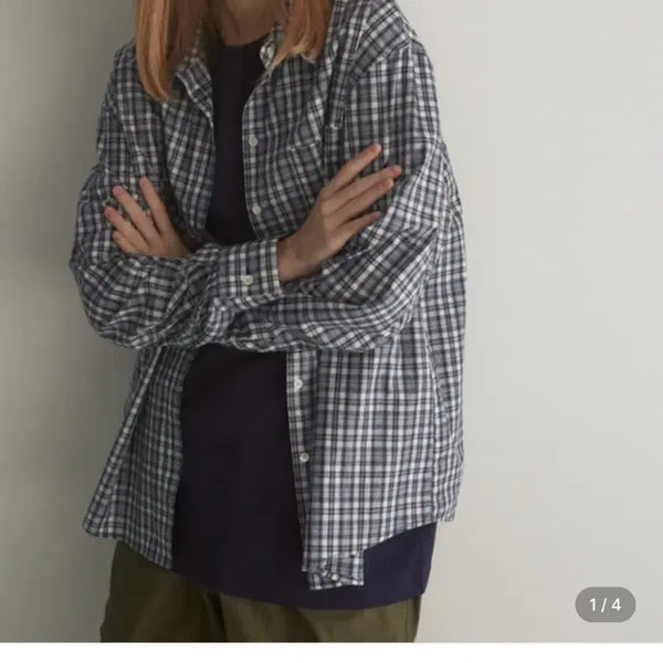 [BUNJANG] Les ateliers Check Shirt / 레스아뜰리에 체크 셔츠
