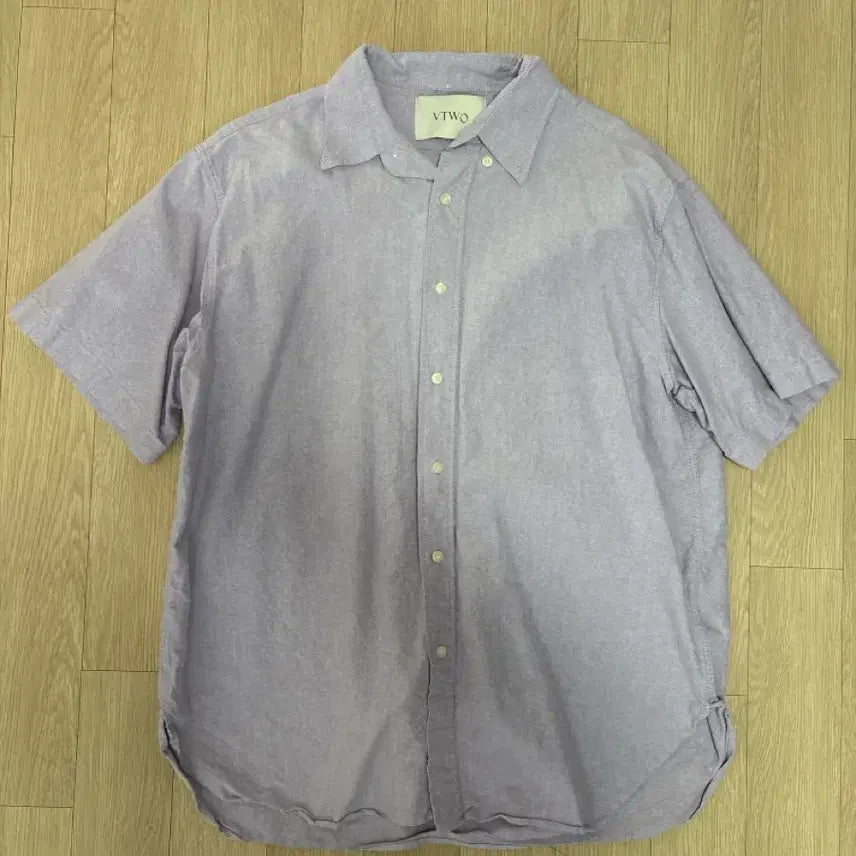 [BUNJANG] A-Land VTWO Short Sleeve Shirt / [이민정리] 에이랜드 VTWO 반팔 셔츠