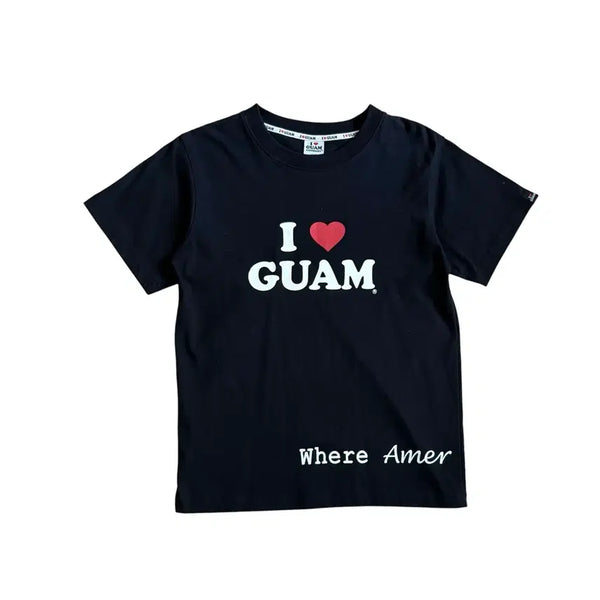 [BUNJANG] Vintage "I Love" Logo Short Sleeve T-Shirt / Vintage I 러브 반팔 T