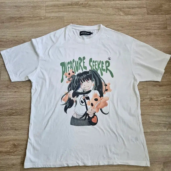 [BUNJANG] Sundayoffclub Graphic T-Shirt / Sundayoffclub 선데이오프클럽 반팔 티셔츠 오타쿠 서브컬쳐