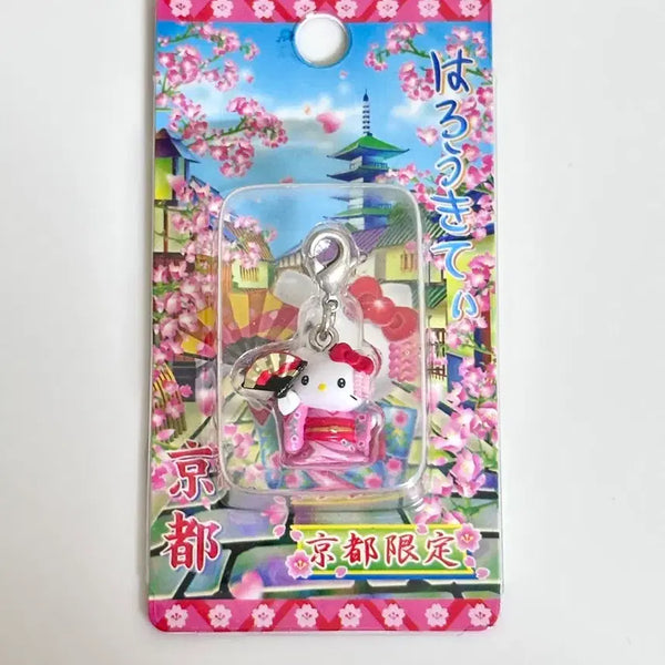[BUNJANG] Sanrio Hello Kitty Kyoto Kimono Strap (2005) / 헬로키티 고전키티 교토 지역한정 기모노 스트랩 박스형