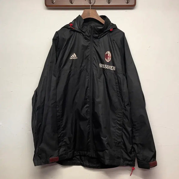 [BUNJANG] Adidas AC Milan Rossoneri Windbreaker Jacket / 아디다스 AC밀란 로쏘너리 바람막이 마켓