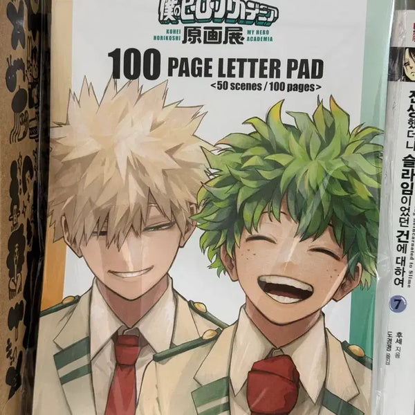 [BUNJANG] My Hero Academia Art Exhibition Illustration Stationery Set / 새상품/ 나의 히어로 아카데미아 원화전 일러스트 편지지