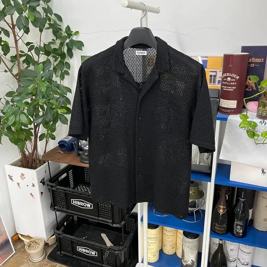 [BUNJANG] Koheom Mesh Short Sleeve Shirt - Size M / 코헴 메쉬 반팔 셔츠 M