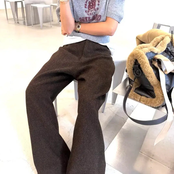 [BUNJANG] Number Project 545 Brown Bootcut Pants / 넘버프로젝트 545 브라운 팬츠