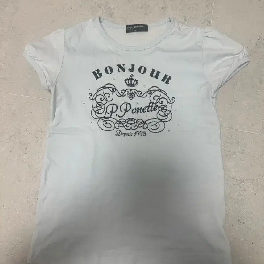 [BUNJANG] Vintage Punk Lettering Slim Fit Short Sleeve T-Shirt / 펑크 빈티지 레터링 딱붙핏 슬림핏 반팔 티셔츠