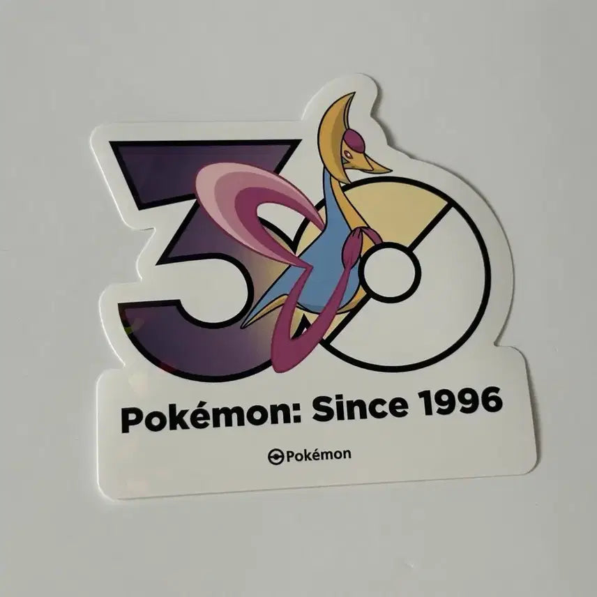 [BUNJANG] Pokemon 30th Anniversary Logo Sticker Collection Cresselia / 포켓몬 팝업 30주년 로고 스티커 컬렉션 크레세리아