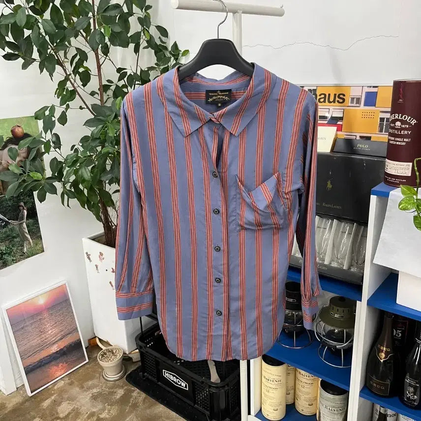 [BUNJANG] Vivienne Westwood Anglomania Rayon/Silk Shirt Size 38 / 비비안웨스트우드 앵글로매니아 레이온/실크 셔츠 38