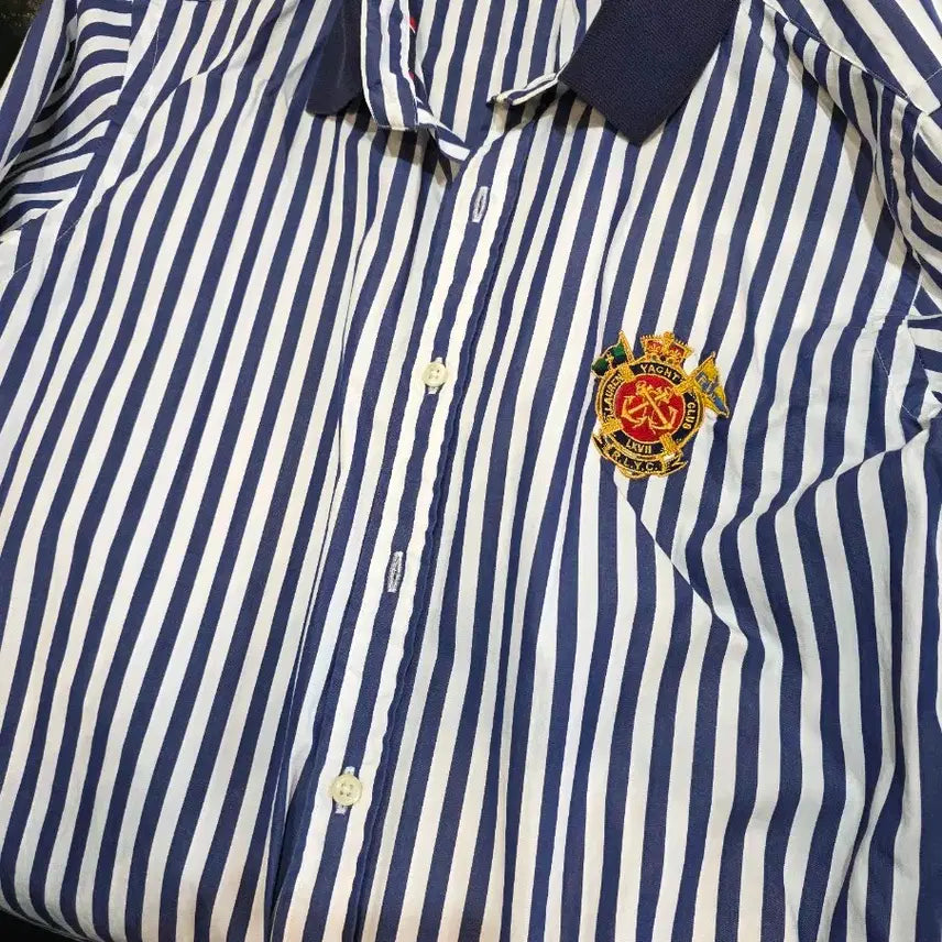 [BUNJANG] Polo Ralph Lauren Striped Shirt (L) / 폴로 랄프로렌 스트라이프셔츠 (L)