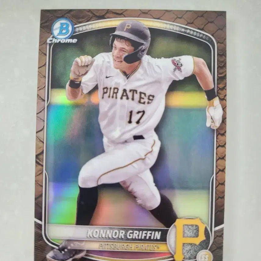 [BUNJANG] MLB Bowman Chrome Prospect Card - Corner Griffin Baumann 2019 / mlb카드 바우만 탑스크롬 코너그리핀