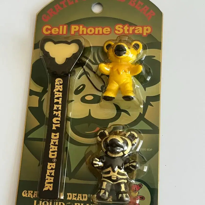 [BUNJANG] Vintage Grateful Dead Dancing Bear Strap Keychain / 빈티지 그레이트풀 데드 댄싱베어 스트랩 키링