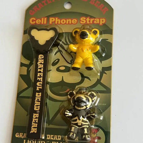 [BUNJANG] Vintage Grateful Dead Dancing Bear Strap Keychain / 빈티지 그레이트풀 데드 댄싱베어 스트랩 키링