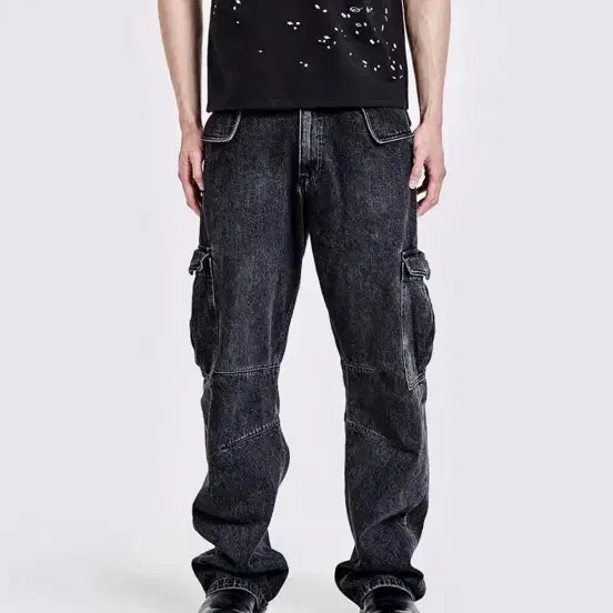 [BUNJANG] 51percent Cargo Denim Pants M / 51퍼센트 카고데님팬츠 m
