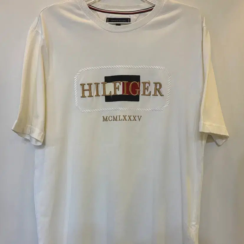 [BUNJANG] Tommy Hilfiger White T-Shirt L / 타미힐피거 화이트 반팔티 L
