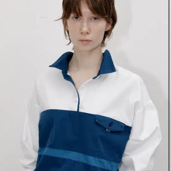 [BUNJANG] Farven Colorblock Sweatshirt / (새상품) farven 파르벵 스웻셔츠 맨투맨