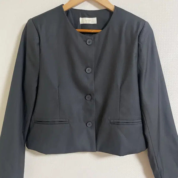 [BUNJANG] Charcoal Round Jacket / (새상품) 챠콜 라운드 자켓