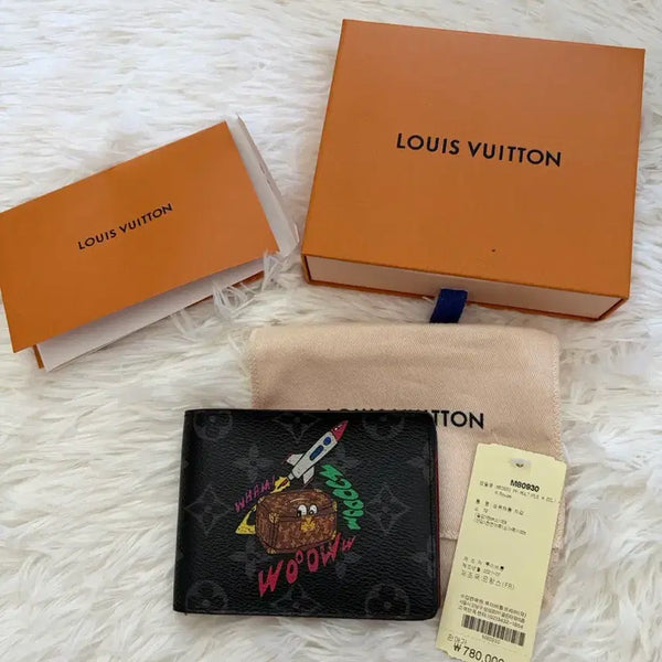 [BUNJANG] Louis Vuitton Multiple Wallet Monogram Eclipse Bi-fold Wallet / [풀구성] 루이비통 멀티플 월렛 모노그램 이클립스 반지갑