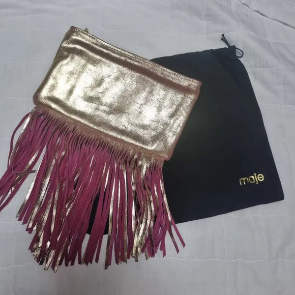 [BUNJANG] Maje Frill Clutch / (정품) 마쥬 프릴 클러치