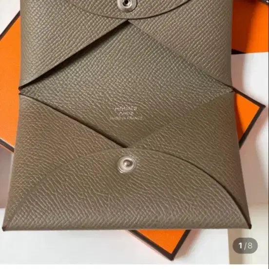 [BUNJANG] Hermes Calvi Duo Wallet Card Holder / 에르메스 칼비 듀오 지갑 카드홀더