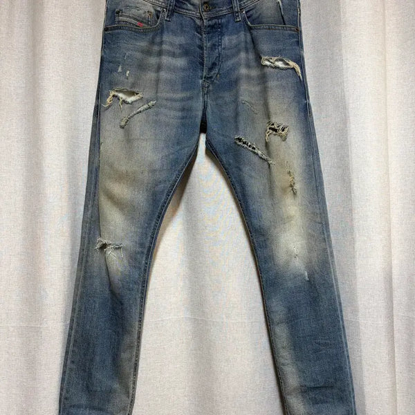 [BUNJANG] Diesel Tepar Washing Distressed Denim Pants / 디젤 테파르 워싱 디스트로이드 데님팬츠 31