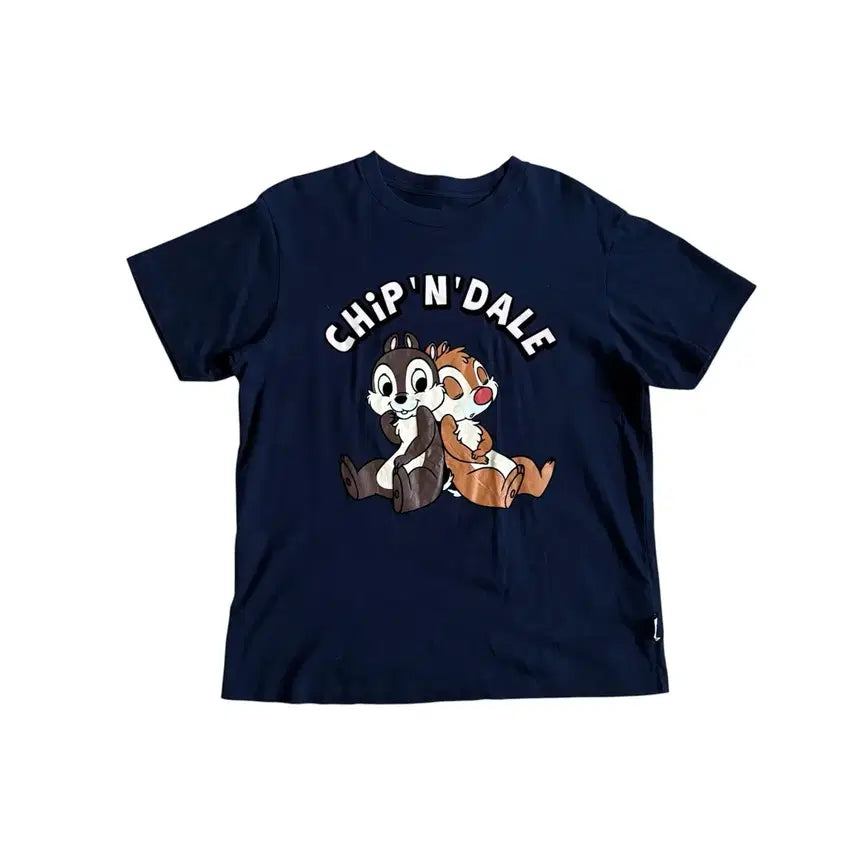 [BUNJANG] Disney Chip 'n' Dale Character Graphic T-Shirt / [ 할인 ] 디즈니 칩앤데일 캐릭터 반팔 T