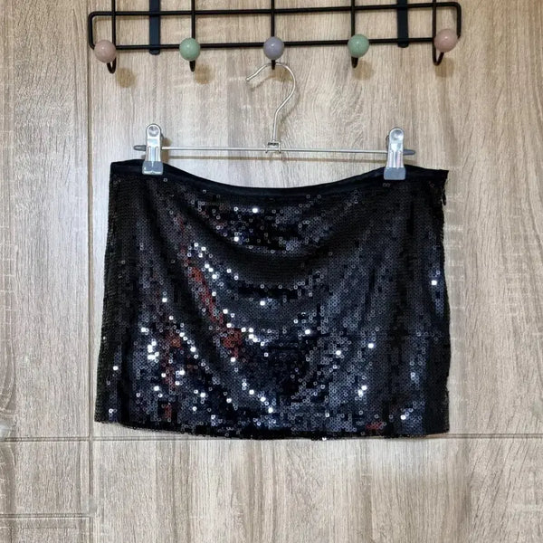 [BUNJANG] GGPX Sequin Layered Skirt / GGPX 스팽글 레이어드 스커트