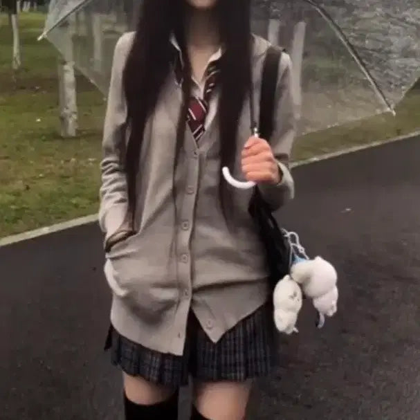 [BUNJANG] Gyaru Uniform Graduation Photo Costume Set / <판매>갸루 교복 졸업사진 코스튬