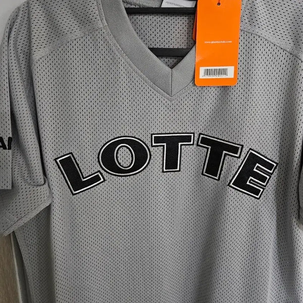 [BUNJANG] Lotte Giants Old Uniform Grey Size 90 / (새제품-90)롯데 자이언츠 올드 유니폼 그레이 네포스