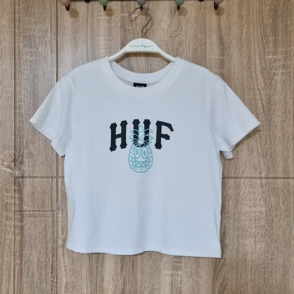 [BUNJANG] HUF Cropped T-Shirt / (택 새옷)HUF 허프 크롭 티셔츠
