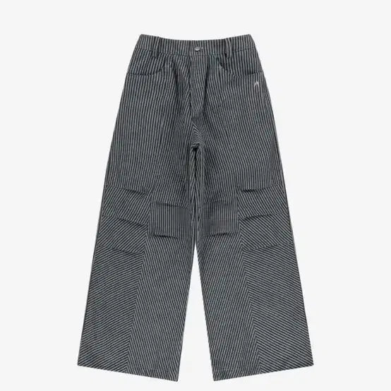 [BUNJANG] AKAM Stripe Denim Pants Black Size 2 / [2size] 아캄 스트라이프 데님팬츠 블랙