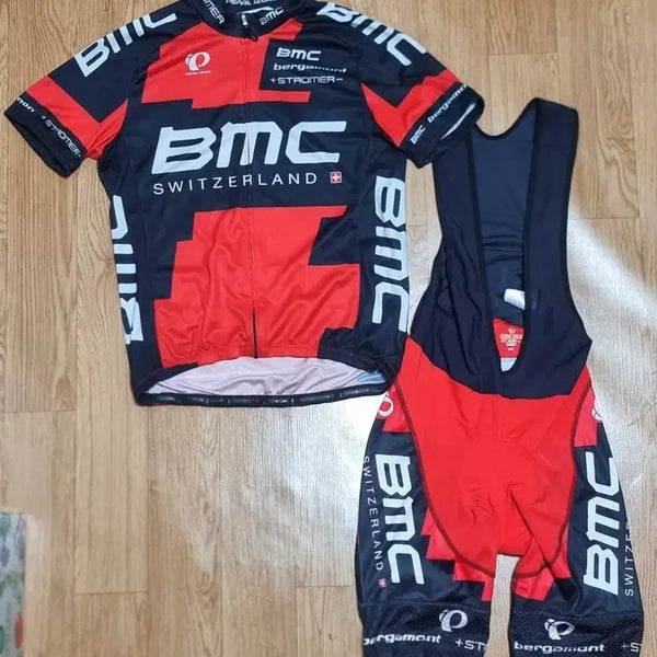 [BUNJANG] Pearl Izumi BMC Cycling Jersey Bib Shorts Set Men's Size S / 정품 BMC 져지 빕숏 세트