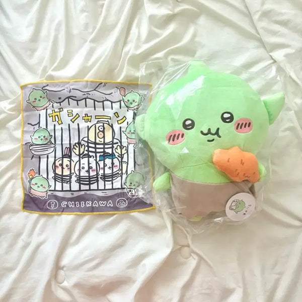 [BUNJANG] Cheekawa Goblin Mascot Plush + Towel Bundle / 먼작귀 치이카와 고블린 마스코트 인형 + 타올 판매 나가노
