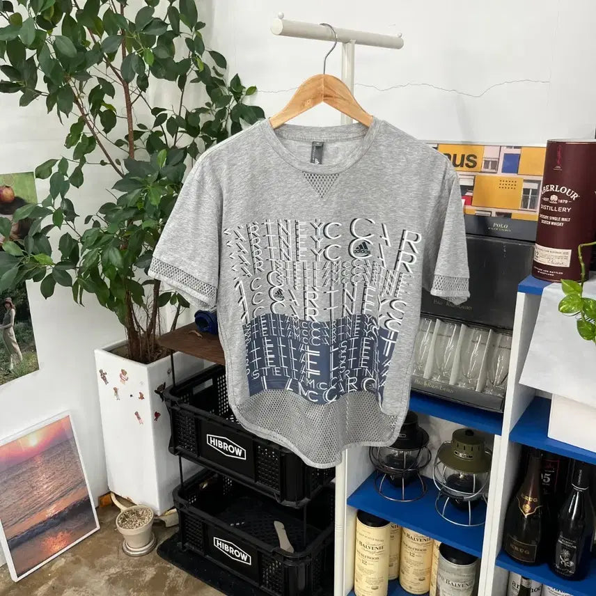 [BUNJANG] Adidas x Stella McCartney Mesh Short Sleeve T-Shirt XS / 아디다스 x 스텔라매카트니 메쉬 반팔 XS