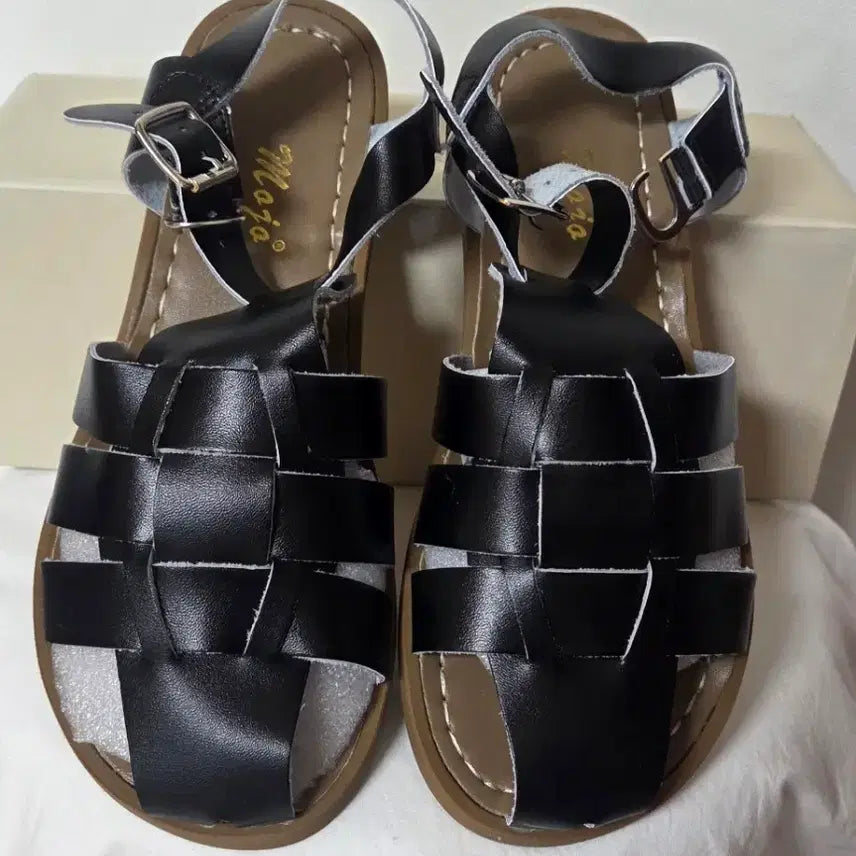 [BUNJANG] Fisherman Sandals (Black, Size 235) / 피셔맨 샌들((새상품))