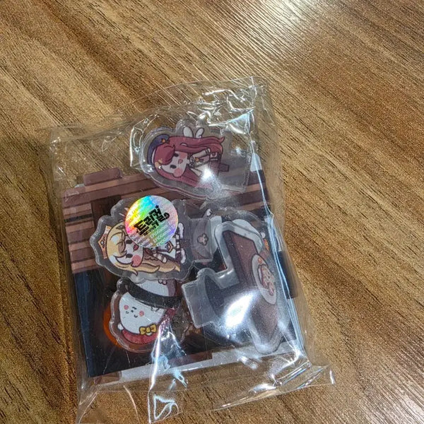 [BUNJANG] Trickcal Kukuku Acrylic Keyring Set / 트릭컬 쿠우쿠우 아크릴 키링 세트