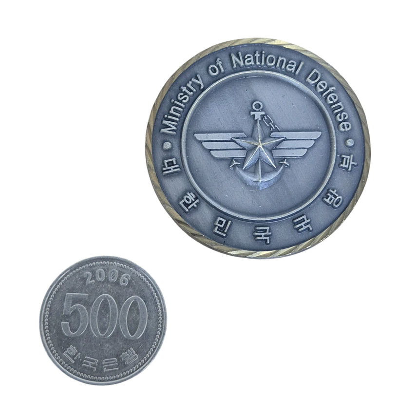 [BUNJANG] Republic of Korea Ministry of National Defense Unit Coin Medal Badge / 국군 대한민국 국방부 부대코인 군대코인 기념 코인 메달 뱃지 (FREE)