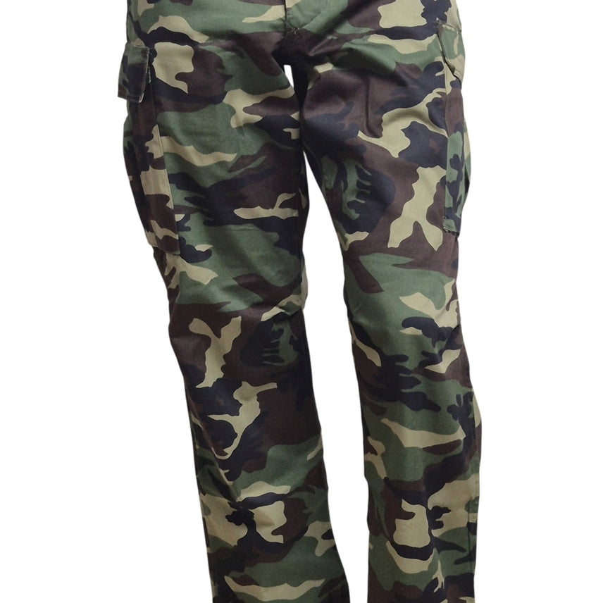 [BUNJANG] Korean Military 90s Winter Camo Combat Trousers Pants (Size M) / 국군 구형 90s 맞춤 최초기형 얼룩무늬 동계 전투복 바지 팬츠 하의 M
