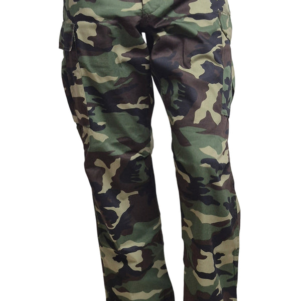 [BUNJANG] Korean Military 90s Winter Camo Combat Trousers Pants (Size M) / 국군 구형 90s 맞춤 최초기형 얼룩무늬 동계 전투복 바지 팬츠 하의 M