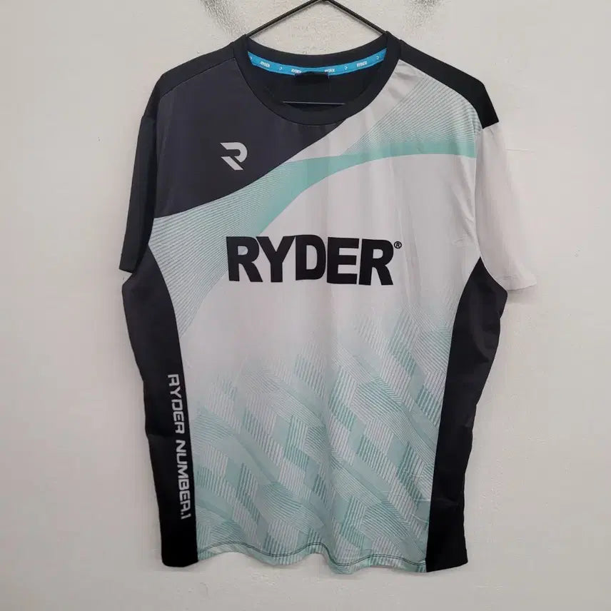 [BUNJANG] RYDER Badminton Functional Short Sleeve T-Shirt / [100/L] RYDER 라이더 배드민턴 기능성 반팔티 티셔츠