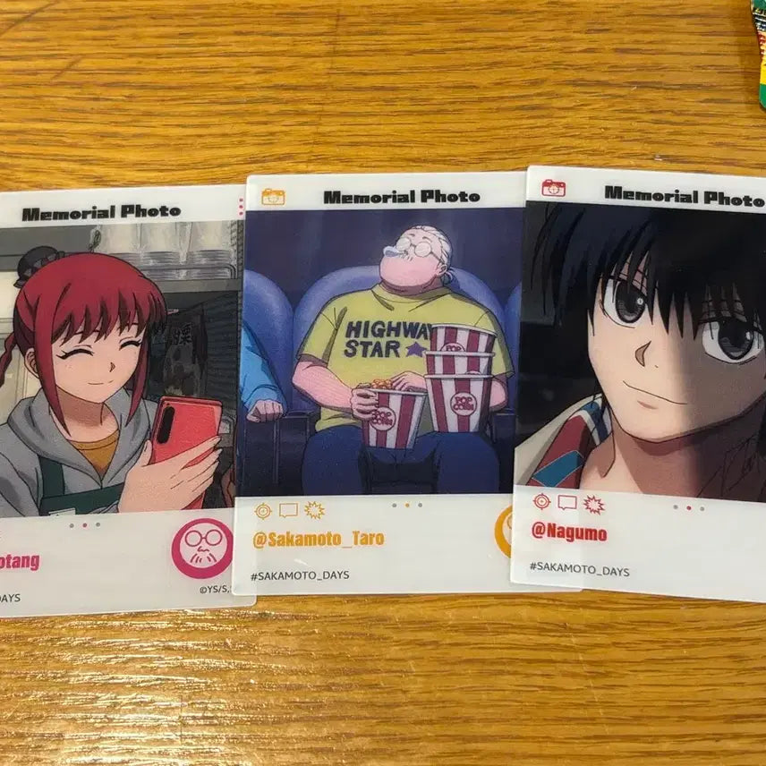 [BUNJANG] Sakamoto Days Memorial Photocard Set Nagumo Emoka Clear Card / 사카모토데이즈 메모리얼 포토카드 세트 나구모 에모카 클리어 카드