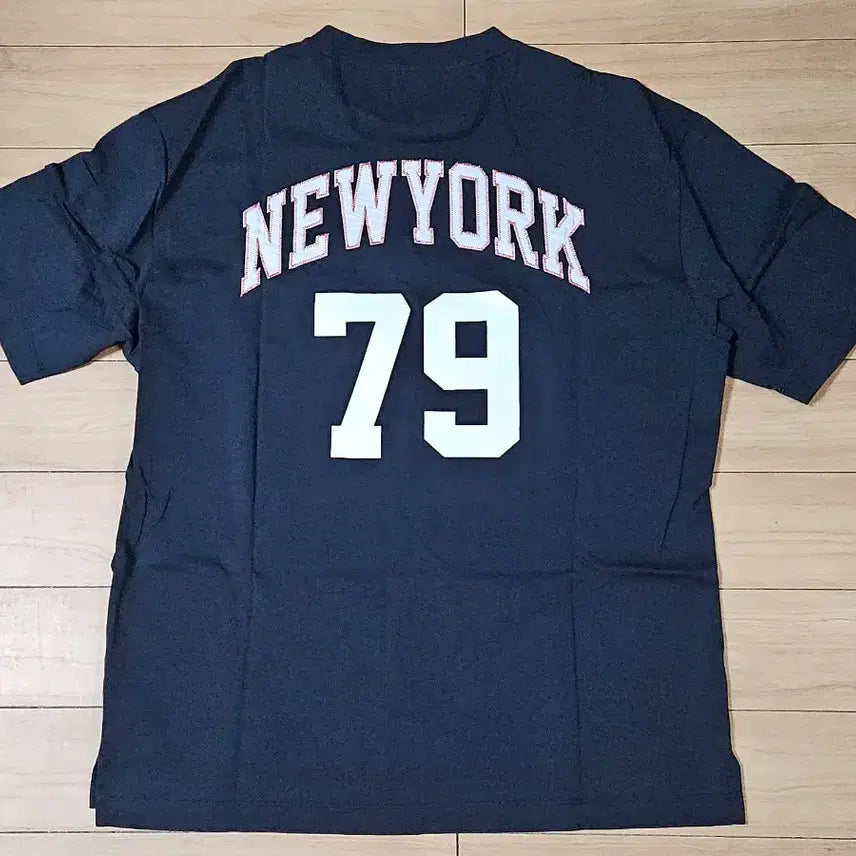[BUNJANG] JILLSTUART NEW YORK Men's Short Sleeve T-Shirt Navy / 질스튜어트뉴욕 남성 반팔티셔츠