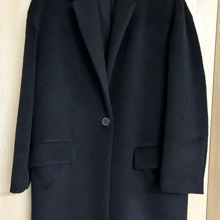 [BUNJANG] Sandro Alpaca Single Coat / Sandro 산드로 알파카 싱글 코트 54호