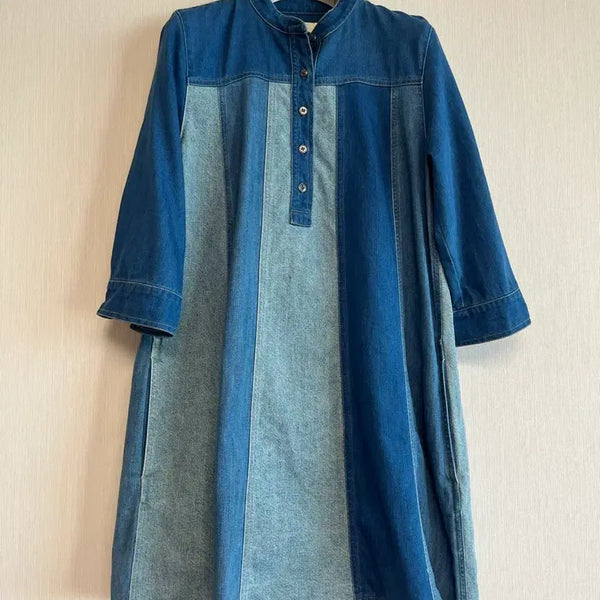 [BUNJANG] MiH Jeans Denim Patchwork Dress / MiH Jeans 데님 패치워크 원피스 S