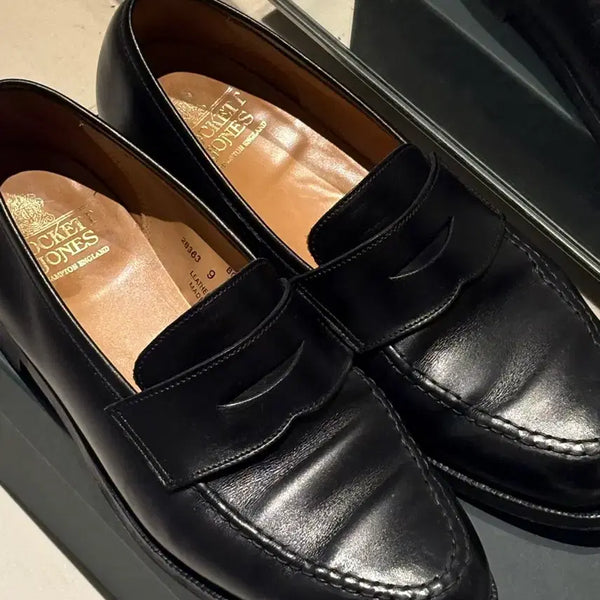 [BUNJANG] Crockett & Jones Boston Black Calf Leather Shoes UK 9 / [uk9] 크로켓앤존스 보스턴 블랙