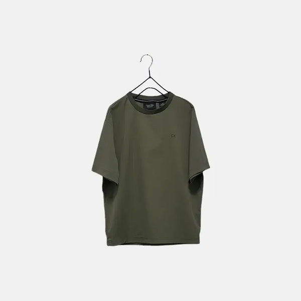 [BUNJANG] Calvin Klein Nylon Blend Woven Short Sleeve T-Shirt / 캘빈클라인 우븐 반팔티셔츠