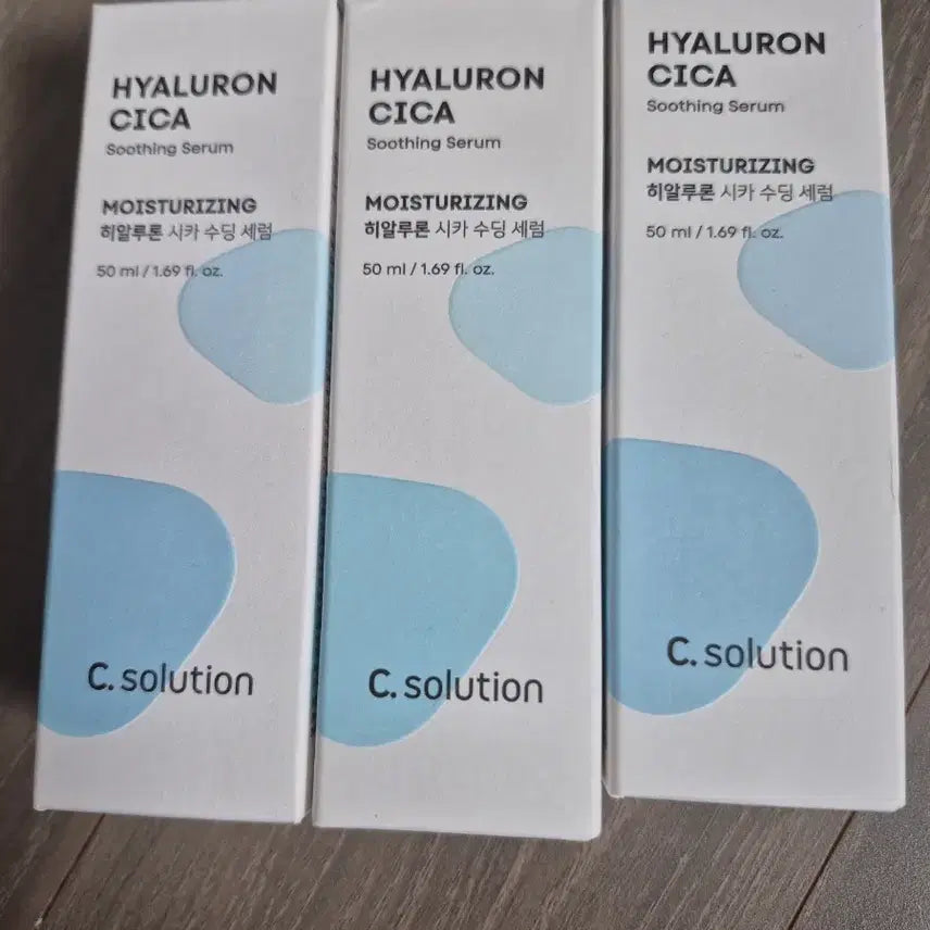 [BUNJANG] C:SOLUTION Cica Soothing Serum 50ml (3-Pack) / 씨솔루션 시카수딩 세럼 50ml 3개