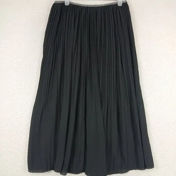 [BUNJANG] Jack & Jill Women's Black Banding Pleated Skirt (Size 66-77) / 잭앤질 여성 밴딩 주름 스커트 블랙(66~77)
